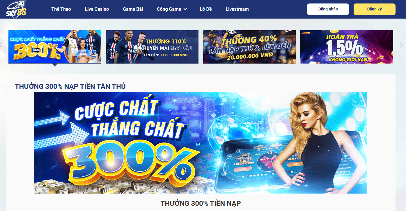 SKY88 - Giải Trí Đỉnh Cao Tại Nhà Cái Uy Tín Số 1 Việt Nam 2 Ưu điểm thu hút khách hàng của SKY88 là gì?